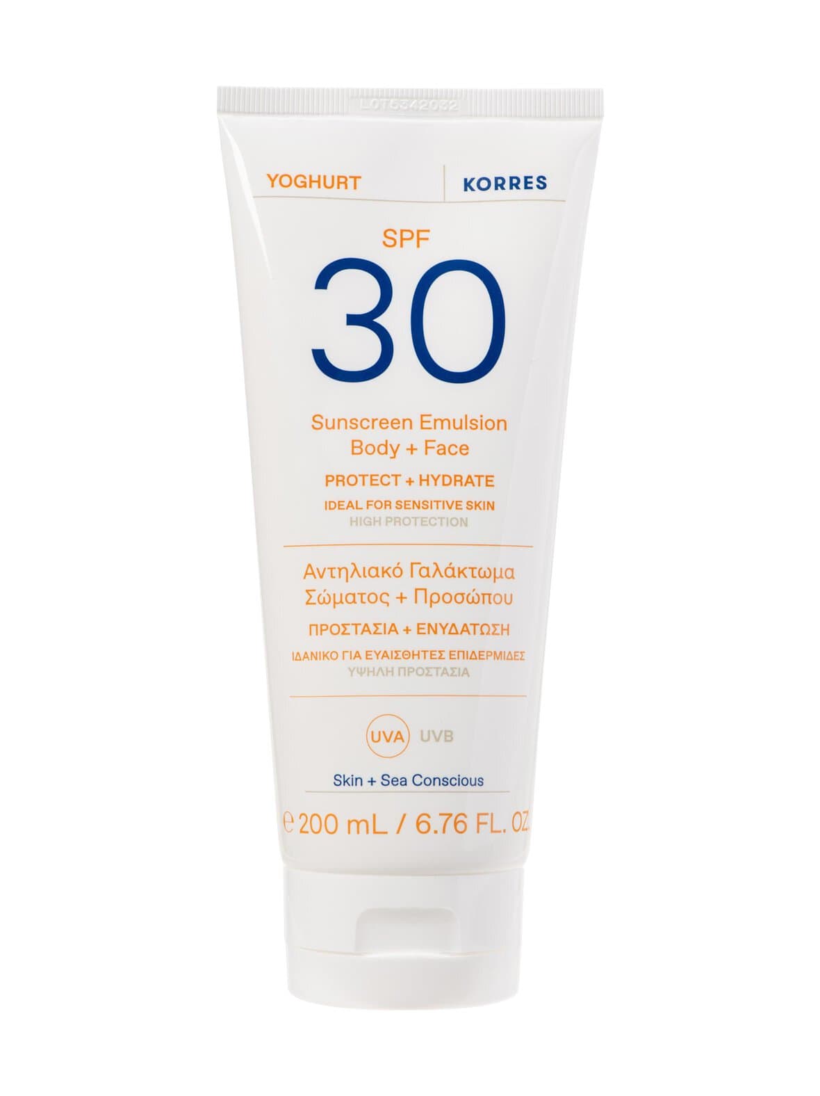 Yoghurt spf30 sunscreen emulsion -aurinkovoide, 200ml – KORRES