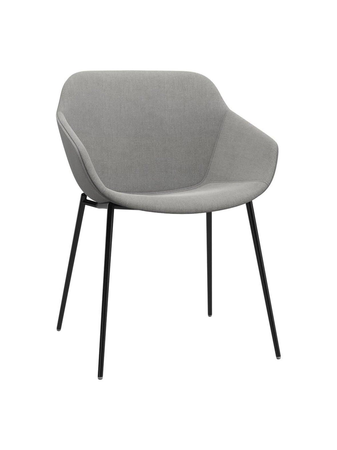 Vienna-tuoli tomelilla-kangas 3142 harmaa / musta – BoConcept