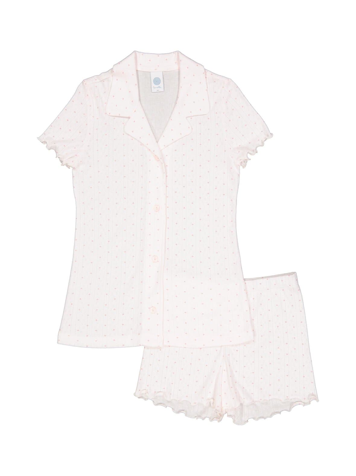 Ajour-pyjamashortsit – Sanetta