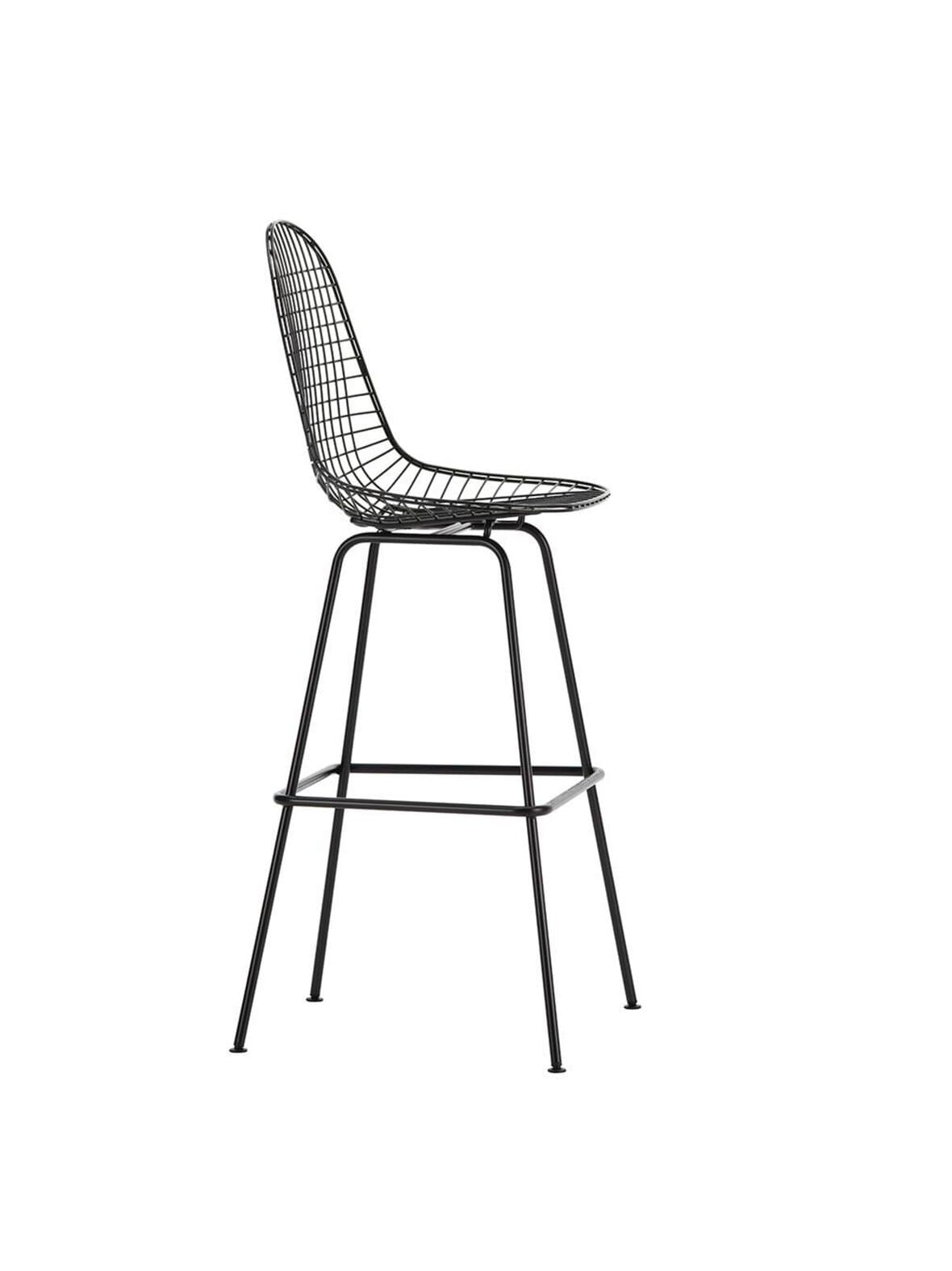 Eames wire -baarituoli high musta – Vitra