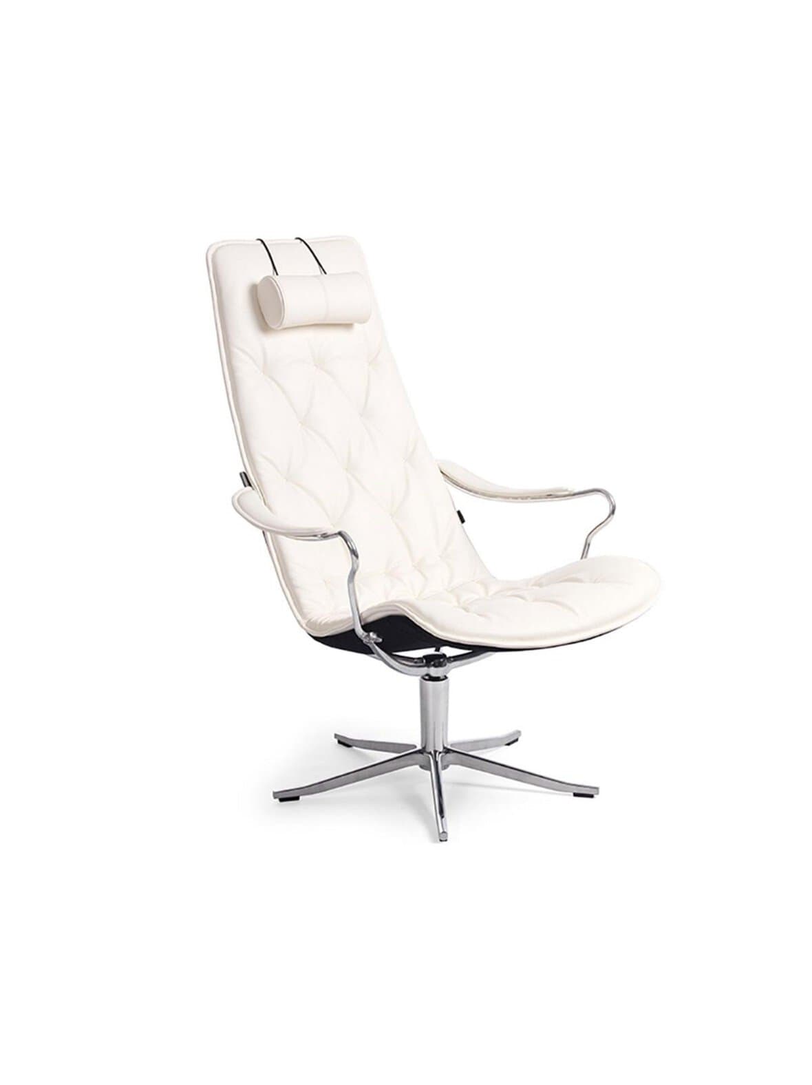 Bravo-nojatuoli fantasy-nahka valkoinen – Conform