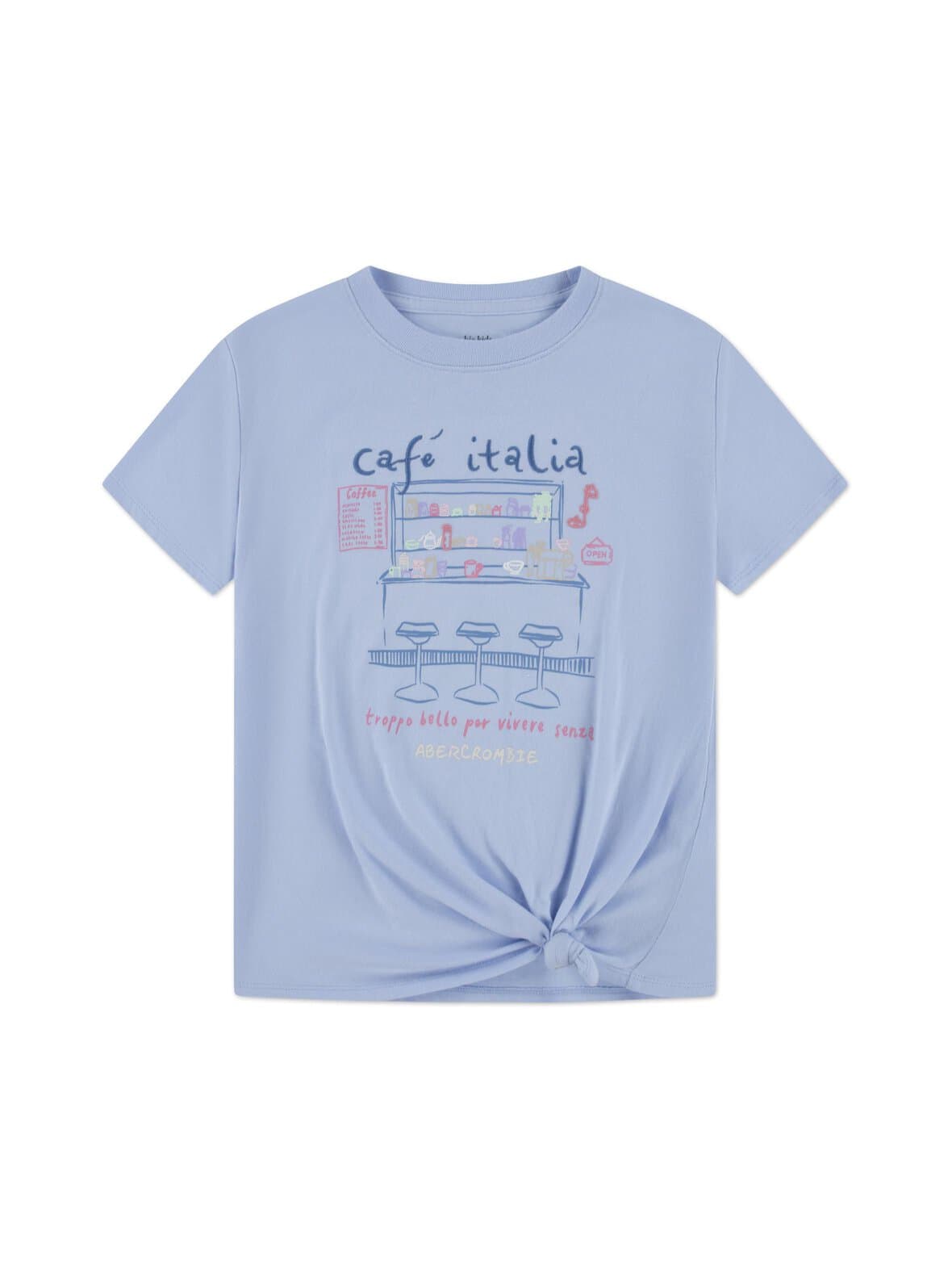 Cafe italia classic t-paita – Abercrombie & Fitch