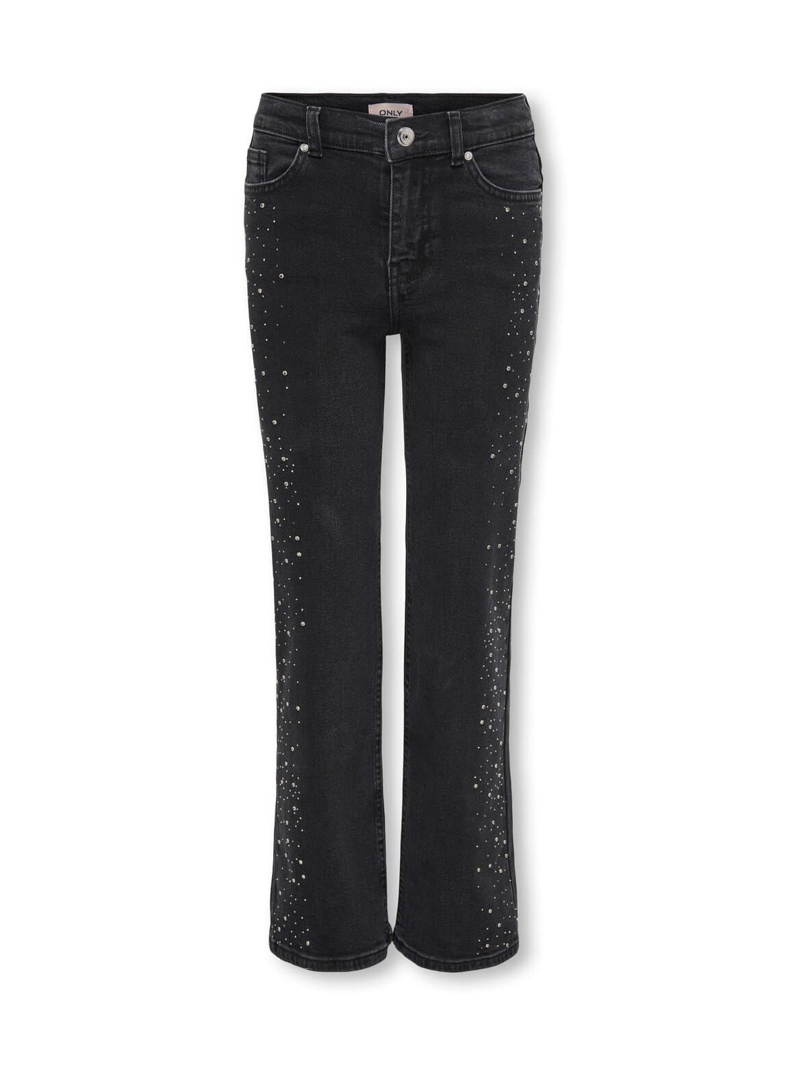 Kogjuicy rhinestone -leveälahkeiset farkut – KIDS ONLY