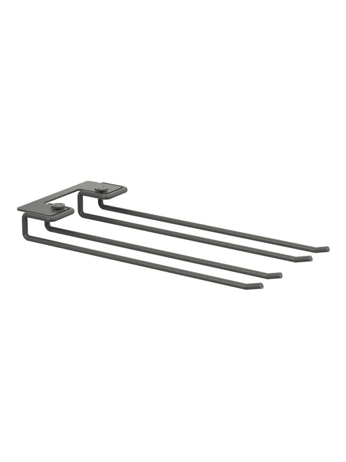 String-ripustusteline metallihyllyyn tummanharmaa 30 cm – String Furniture