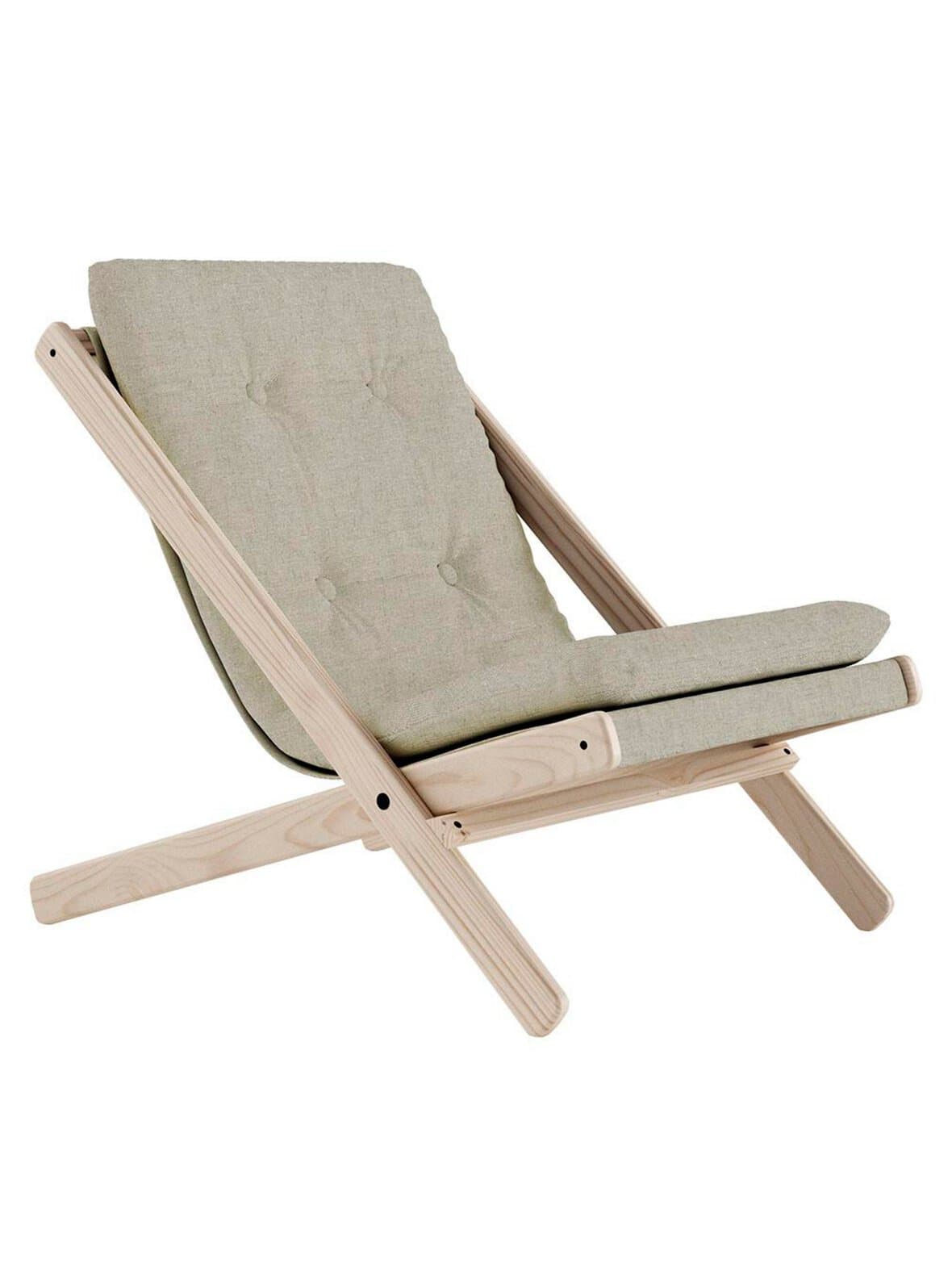 Boogie-nojatuoli linen/raw – Karup