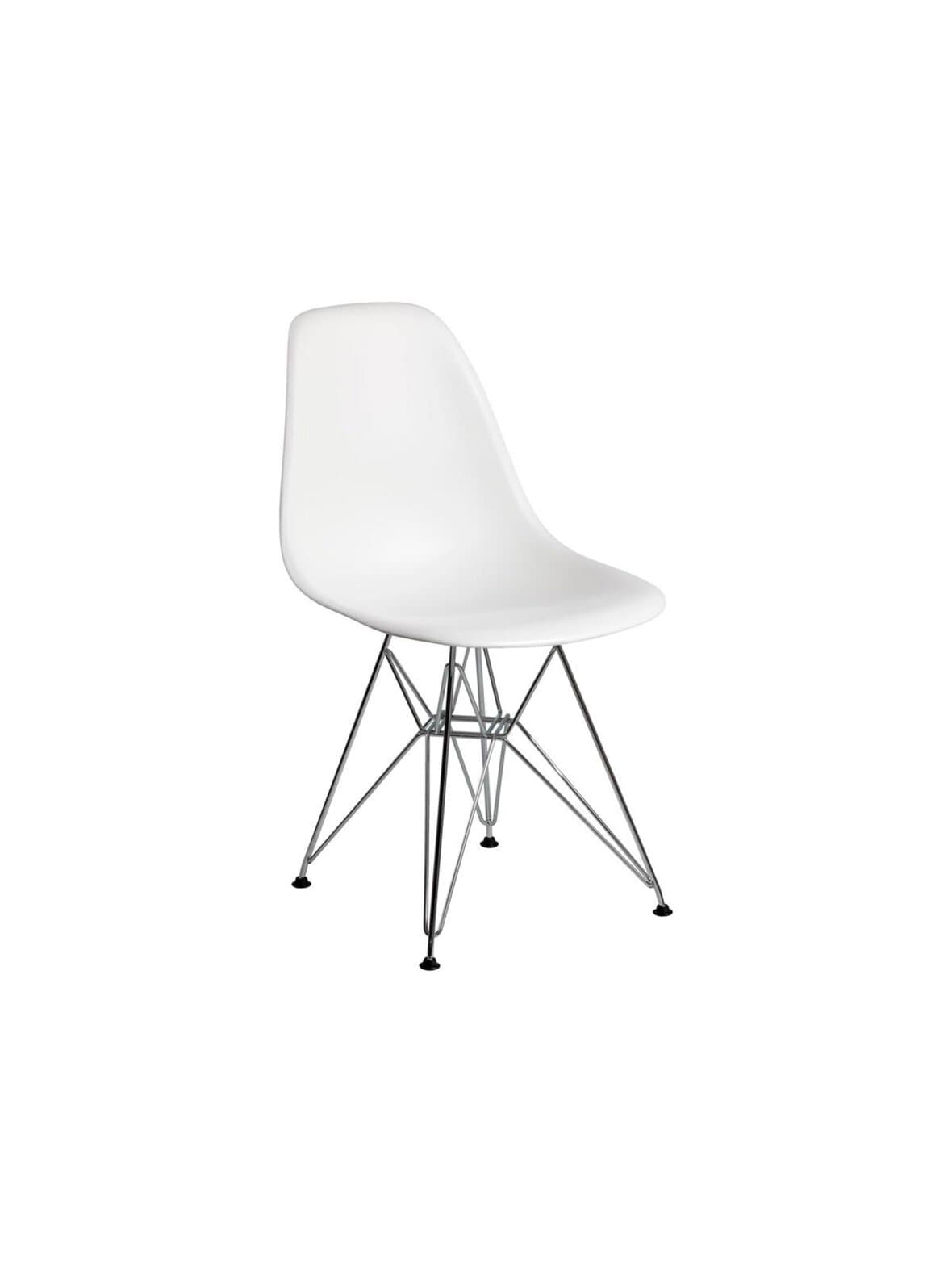 Eames dsr re -tuoli cotton white/kromi – Vitra