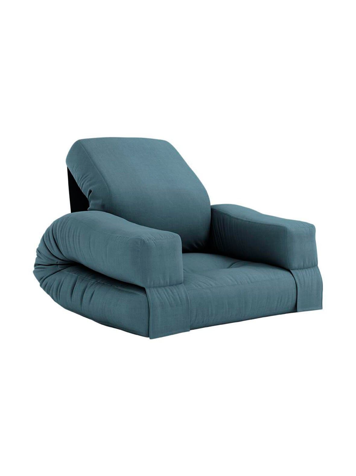 Mini hippo -nojatuoli petrol blue – Karup