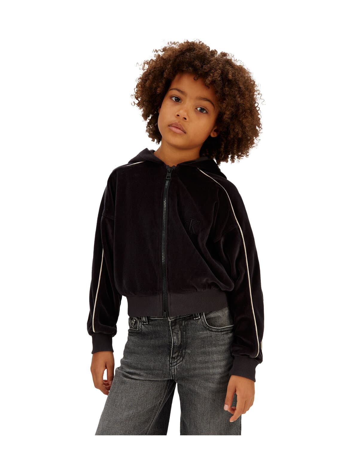 Piping zip through -sametticollegetakki – CALVIN KLEIN KIDS