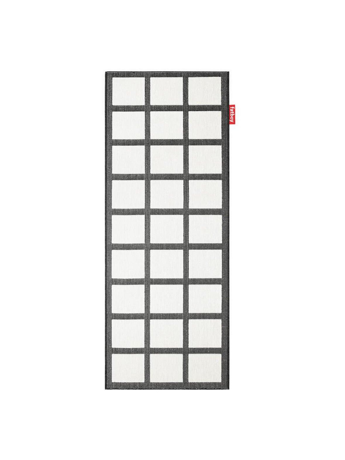 Carpretty catwalk -matto checky black-white 80 x 200 cm – Fatboy