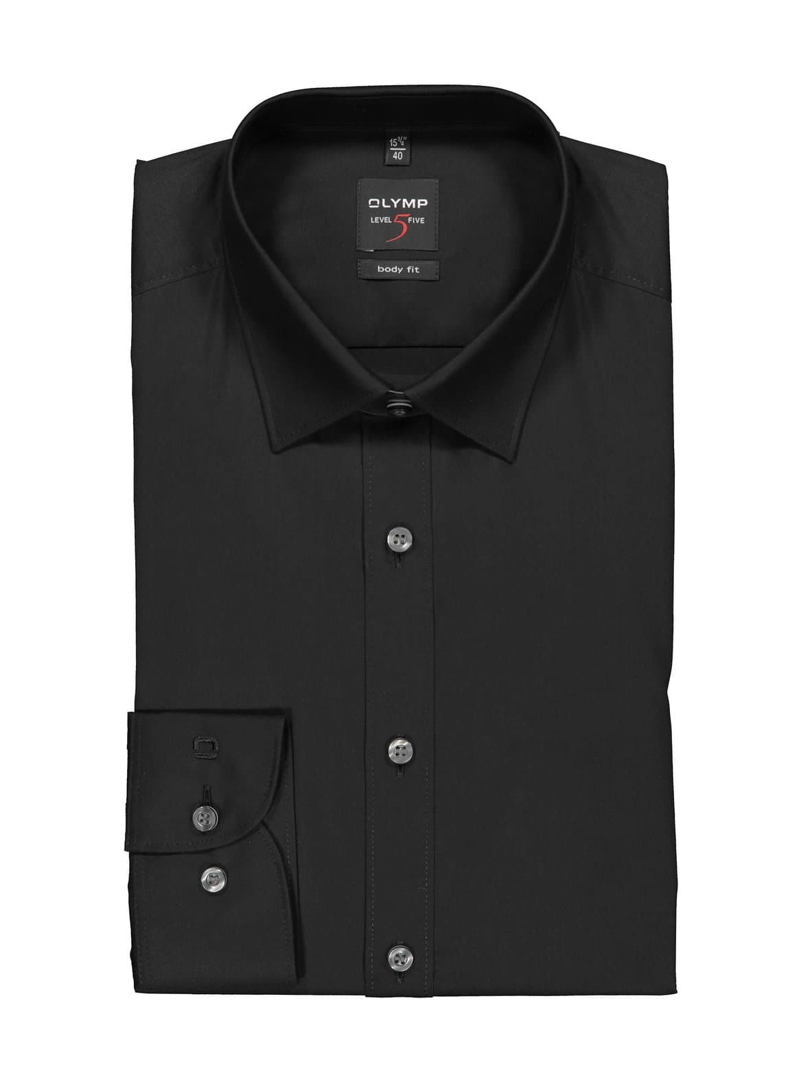 Level five body fit, extra long sleeve -kauluspaita, erikoispitkähiha – OLYMP