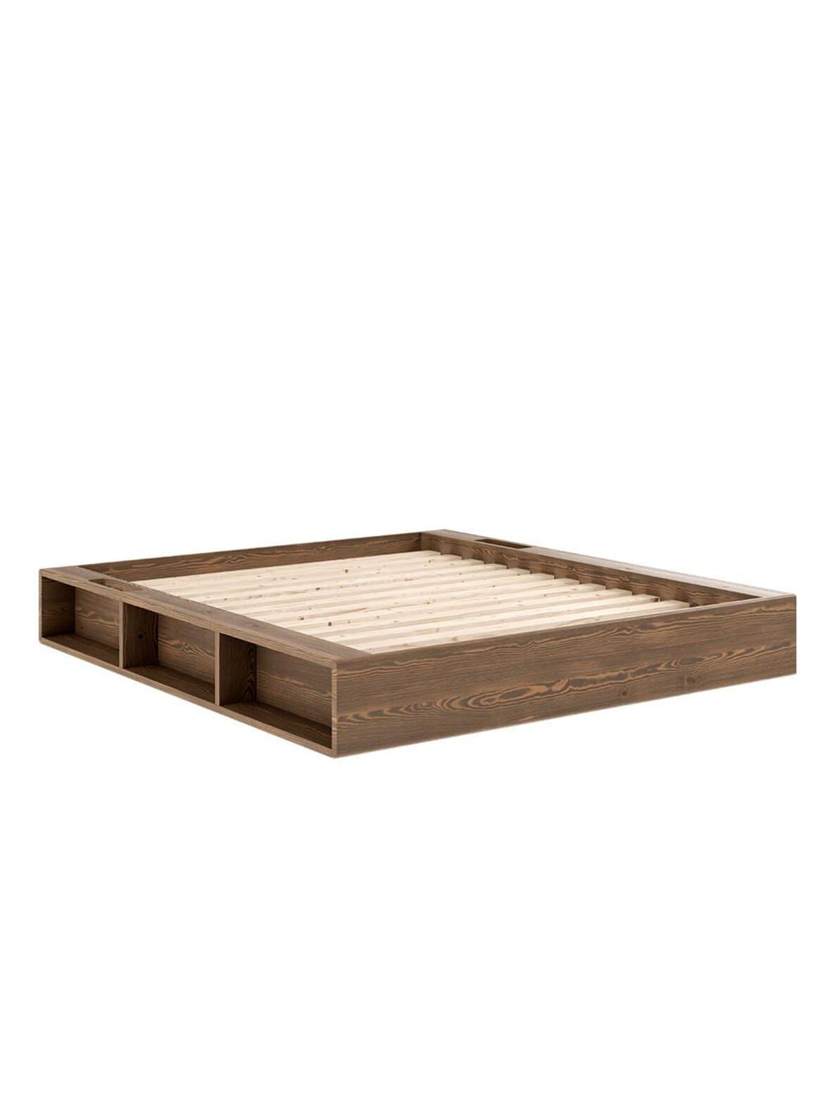 Ziggy-sänkyrunko carob brown 160 x 200 cm – Karup