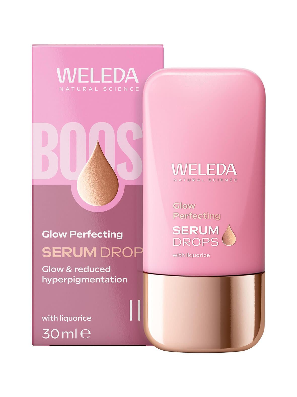 Boost glow perfecting serum drops -seerumi – Weleda