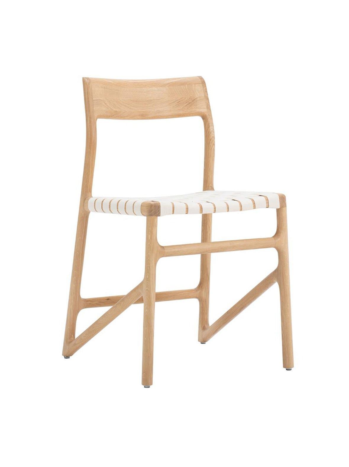 Fawn-tuoli valkovahattu tammi/valkoinen – Gazzda