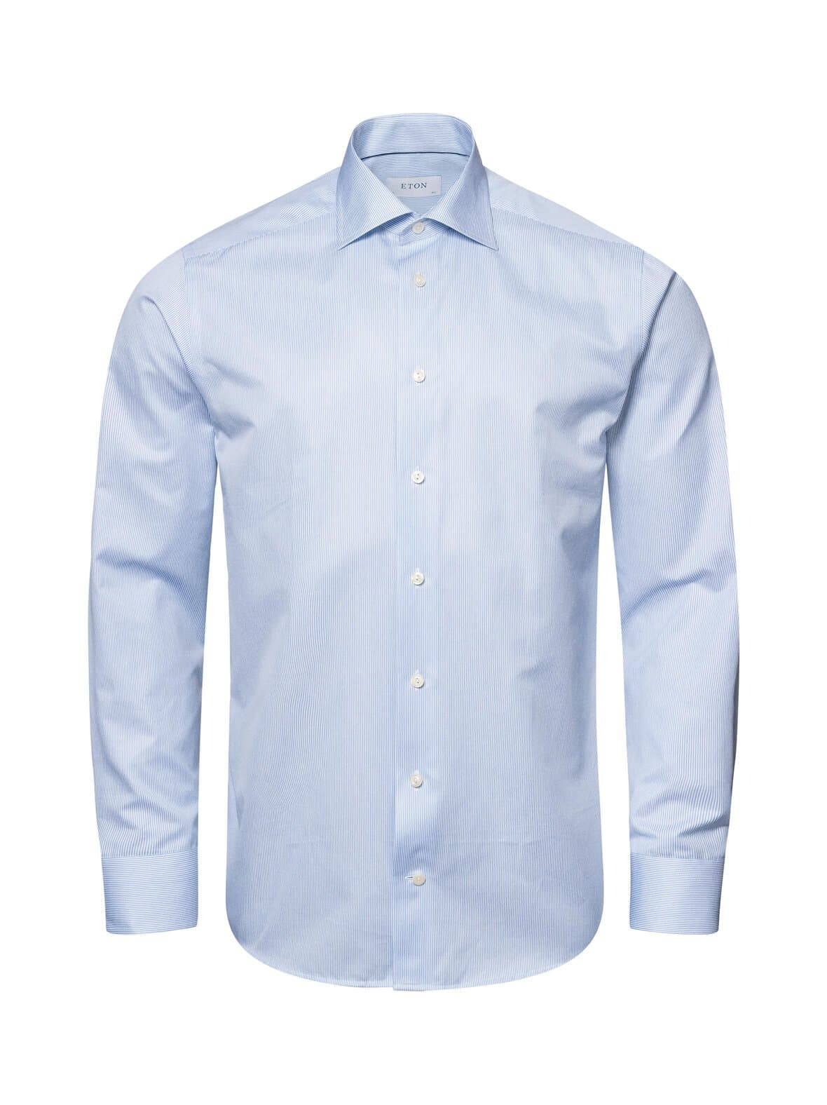 Slim fit fine signature twill -kauluspaita – Eton
