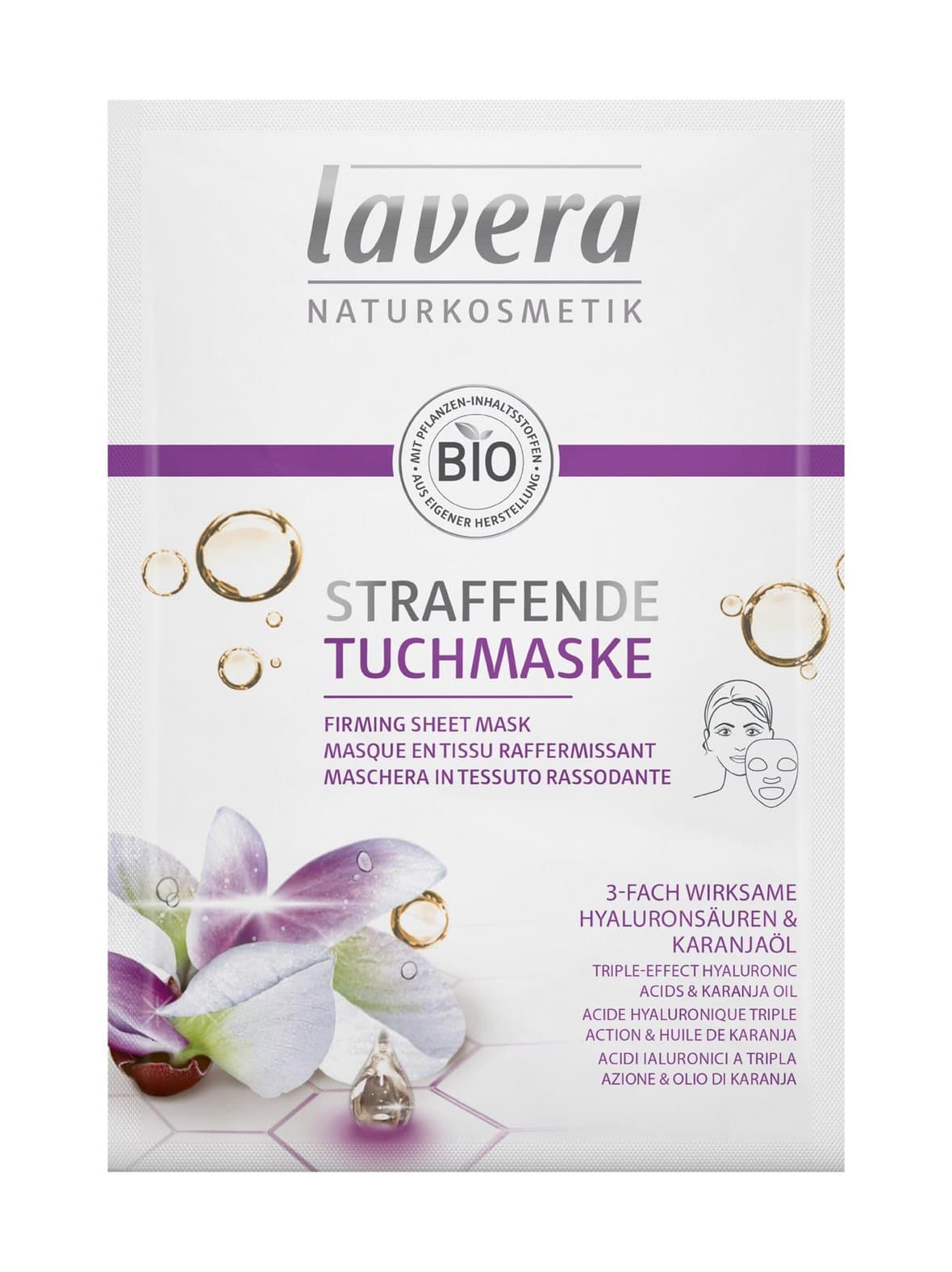 Firming sheet mask -naamio 1 kpl – Lavera