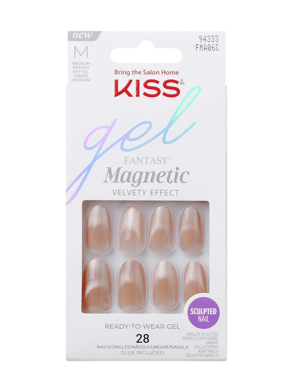 Gel fantasy magnetic -tekokynnet – kiss