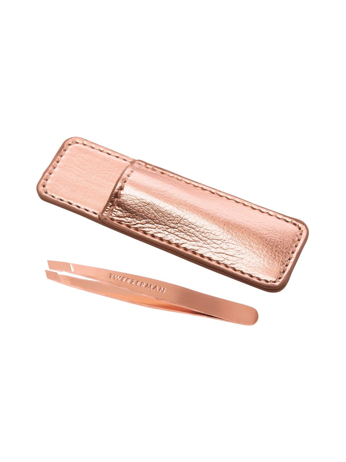 Mini slant tweezer with puch -pinsetit – Tweezerman