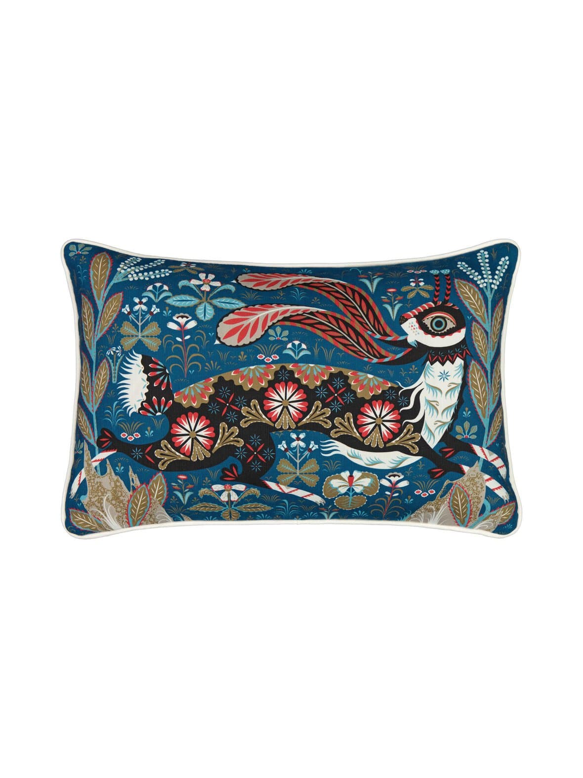 Running hare -tyynynpäällinen 35 x 55 cm – Klaus Haapaniemi & Co