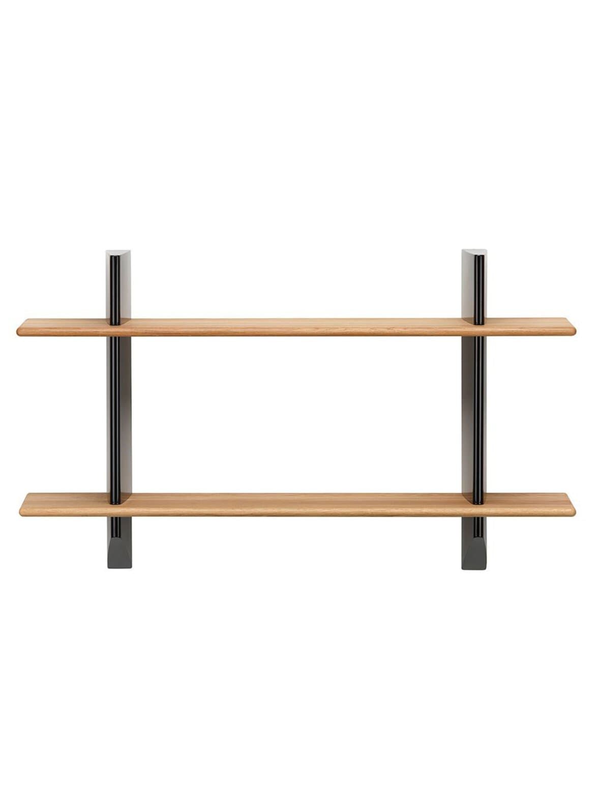 Rayonnage mural -seinähylly tammi/musta 118 x 70 cm – Vitra