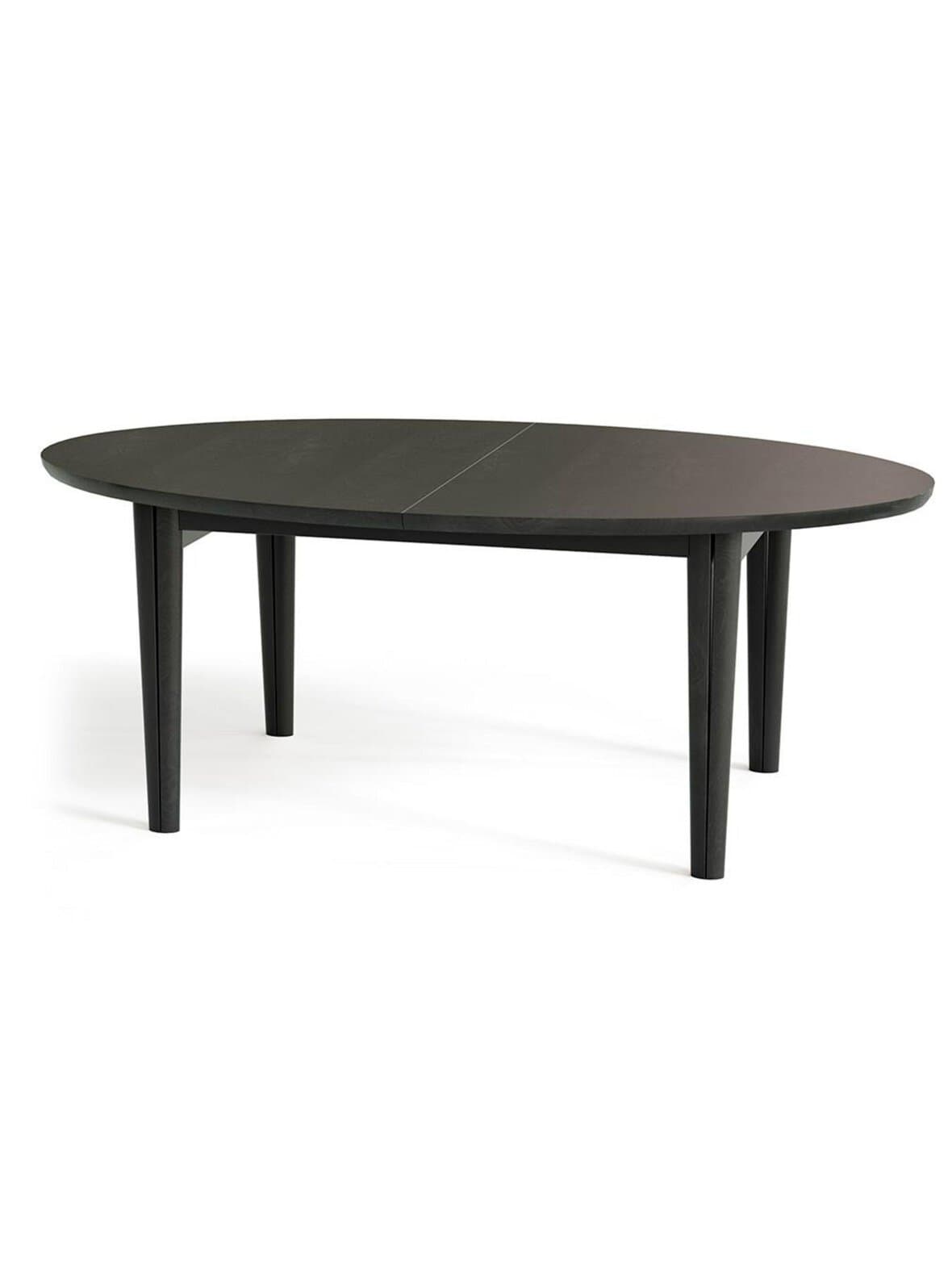 #78- jatkettava pöytä musta tammiviilu 109 x 190/290 cm – Skovby Möbelfabrik
