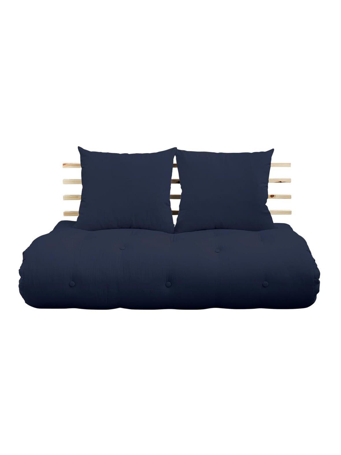 Shin sano -futonsohva navy/mänty – Karup