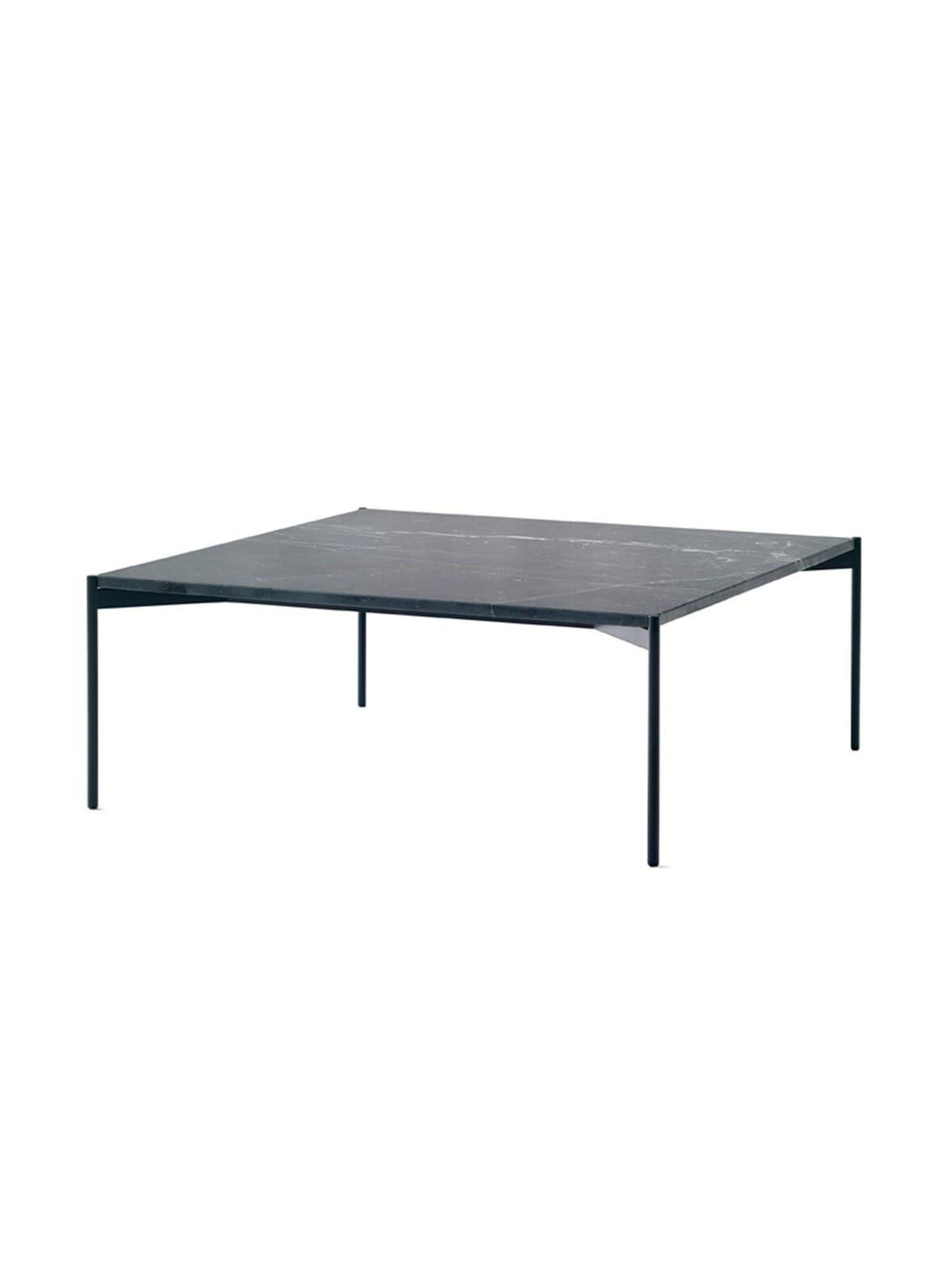 Plateau-sohvapöytä musta 100 x 60 cm – Adea
