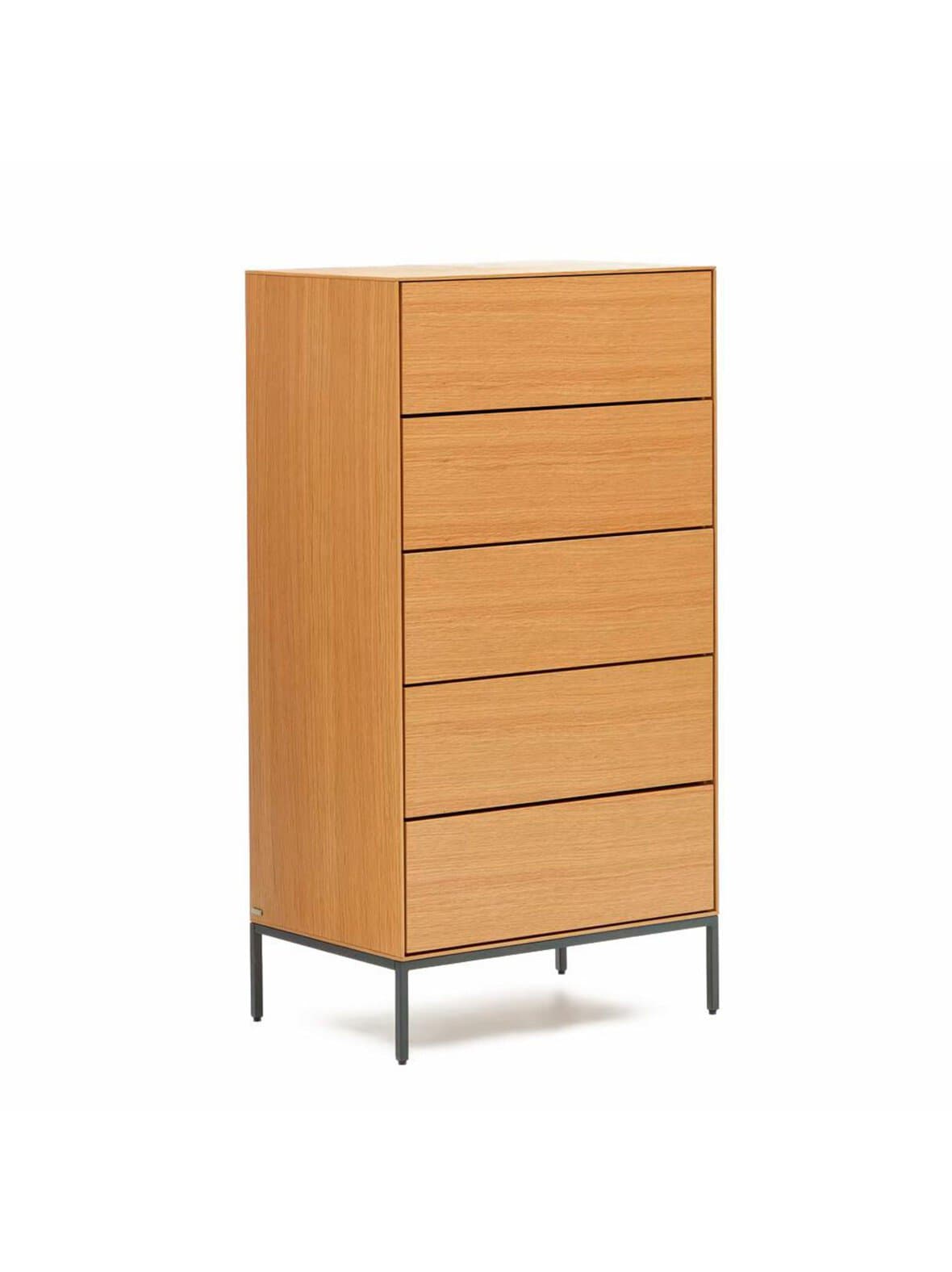 Vedrana-lipasto tammi/musta 60 x 114 cm – Kave Home