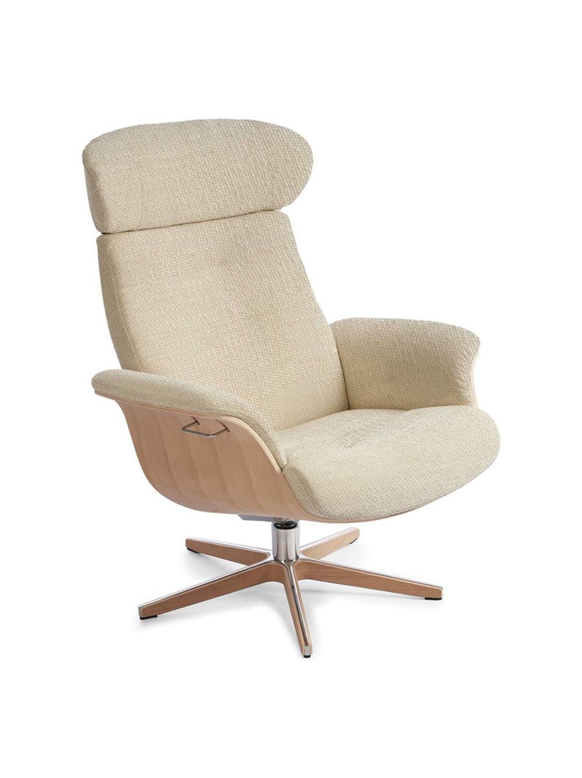 Timeout-nojatuoli benson-kangas kermanvalkoinen/tammi – Conform