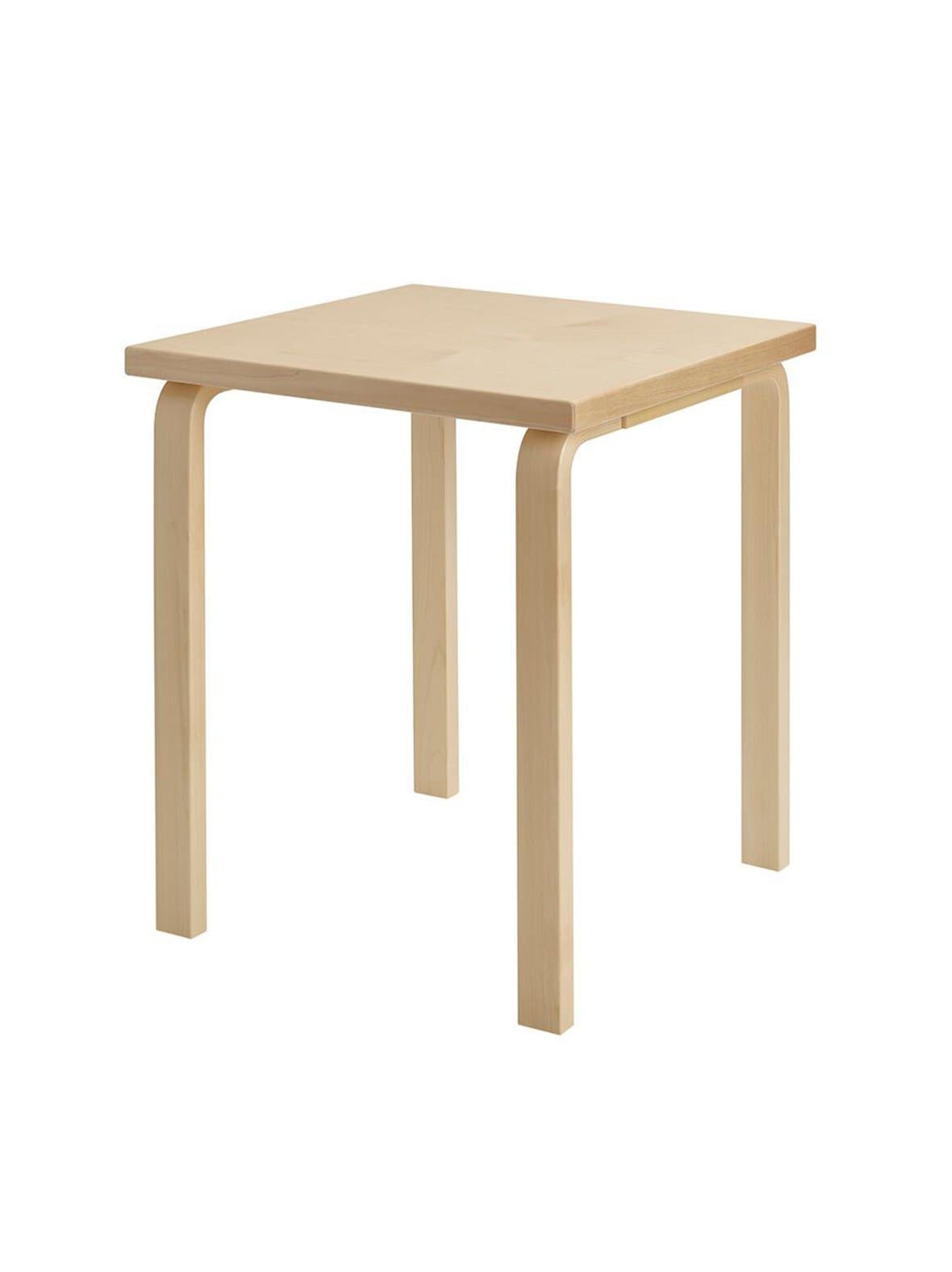 Pöytä 80c koivu 60 x 60 cm – Artek