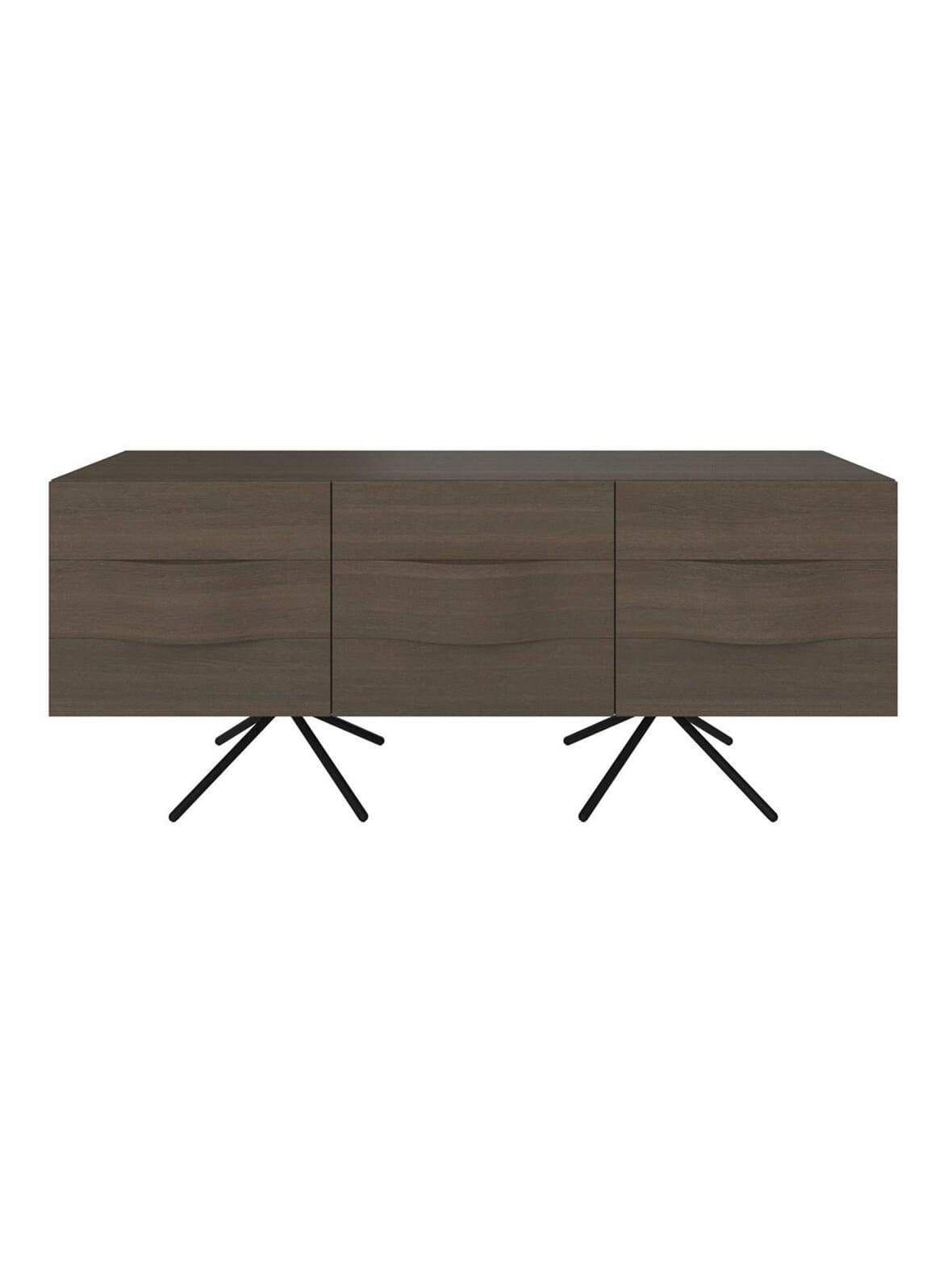 Ottawa-senkki tumma tammi/musta 180 x 74 cm – BoConcept