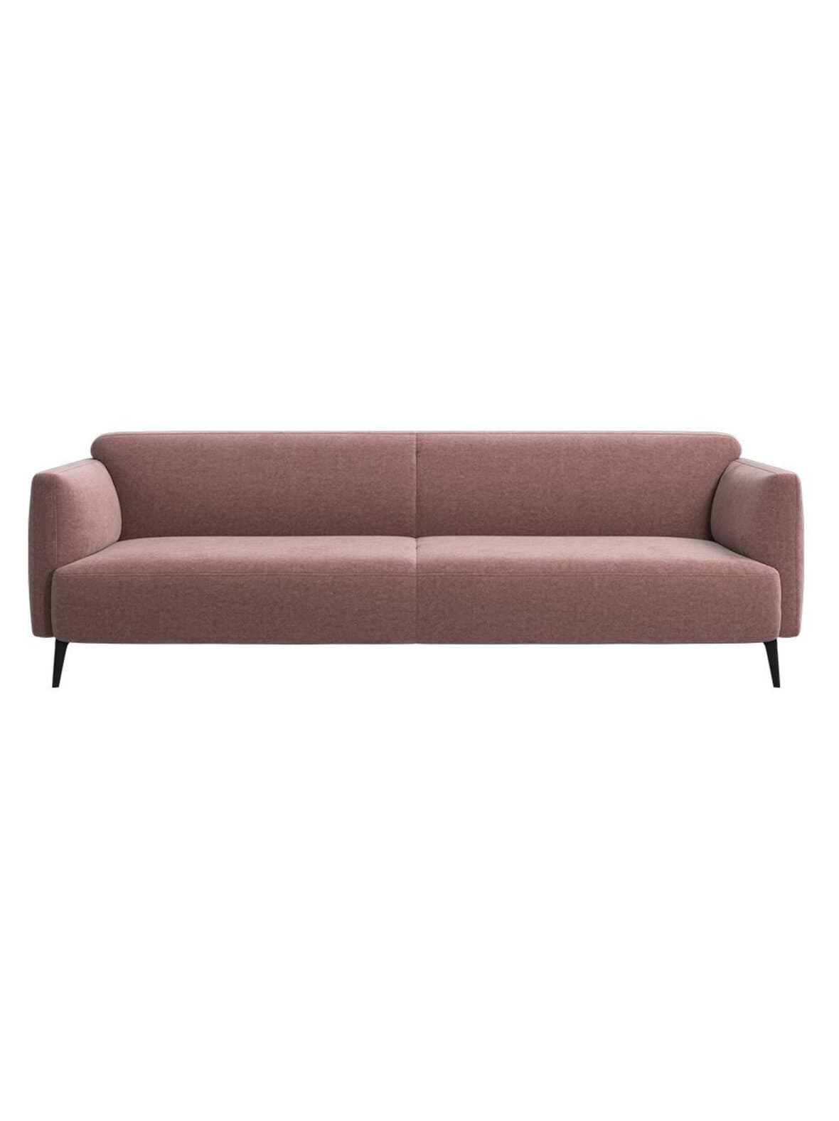 Modena-sohva ravello-kangas 3224 murrettu roosa l 218 cm – BoConcept