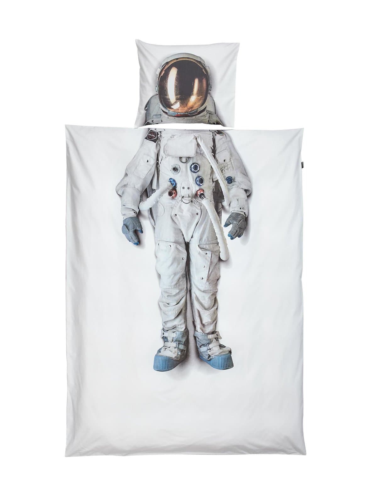 Astronaut-pussilakanasetti 150 x 210 cm + 50 x 60 cm – Snurk
