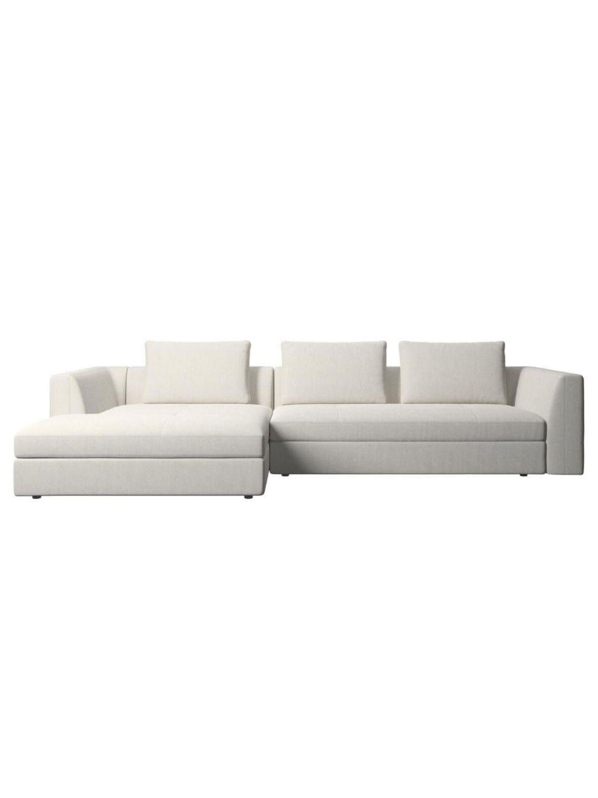 Bergamo-sohva lazio-kangas 3090 valkoinen l 294 cm – BoConcept