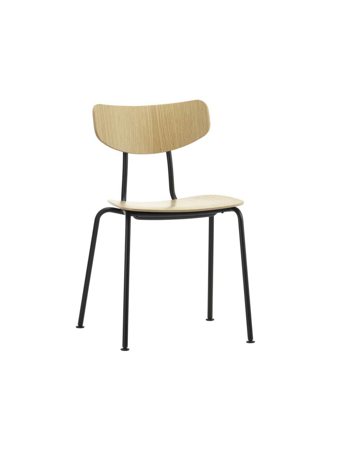 Moca-tuoli vaalea tammi/musta – Vitra