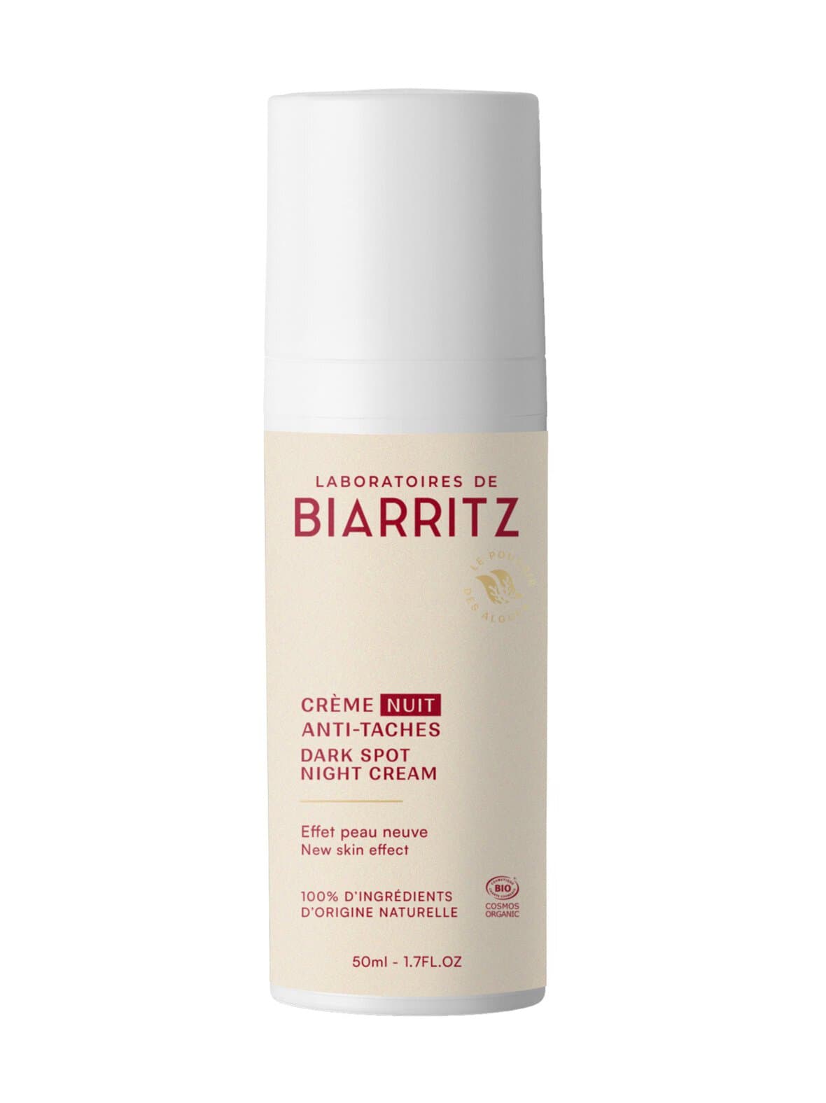 Anti dark spot night cream -yövoide 50 ml – Laboratoires de Biarritz
