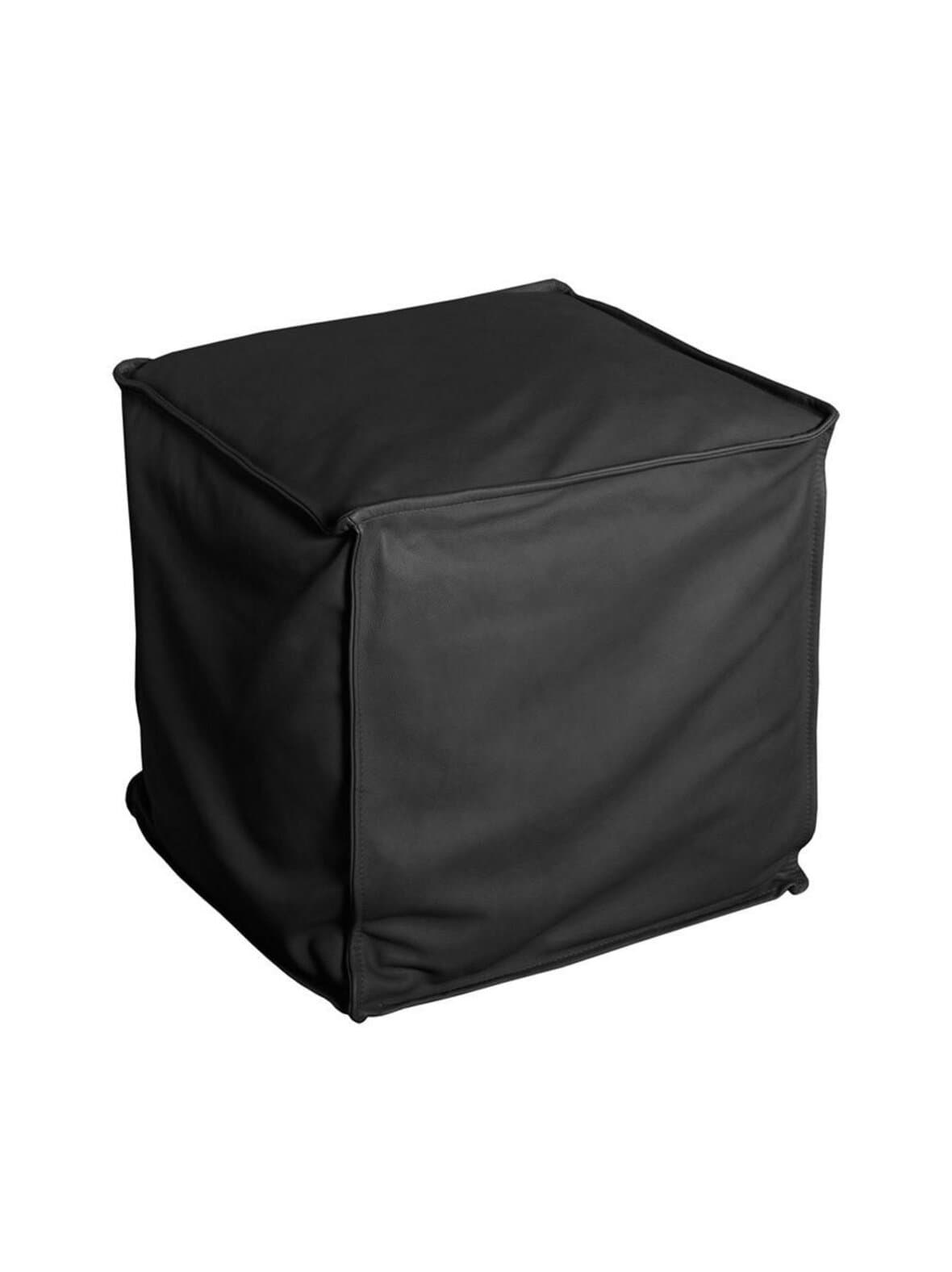 Fatty-rahi musta aniliininahka 45 x 45 cm – Sits