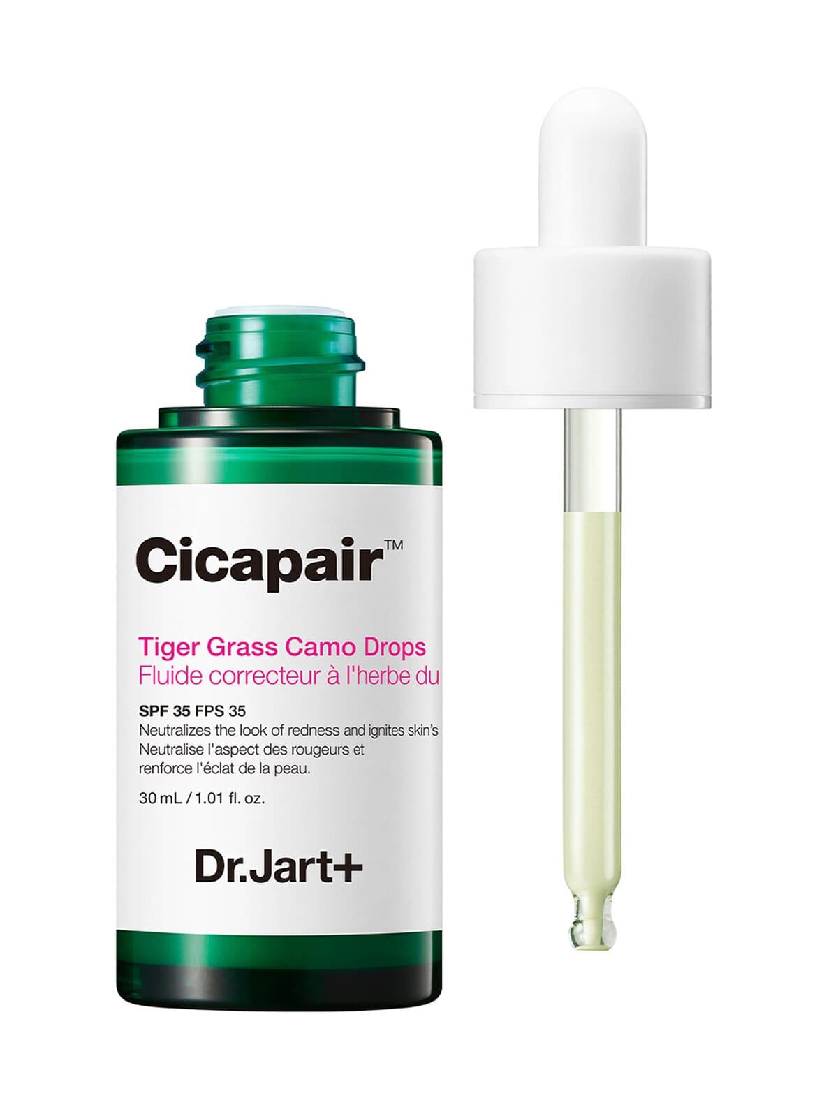 Cicapair tiger grass camo drops -seerumi, 30ml – Dr. Jart