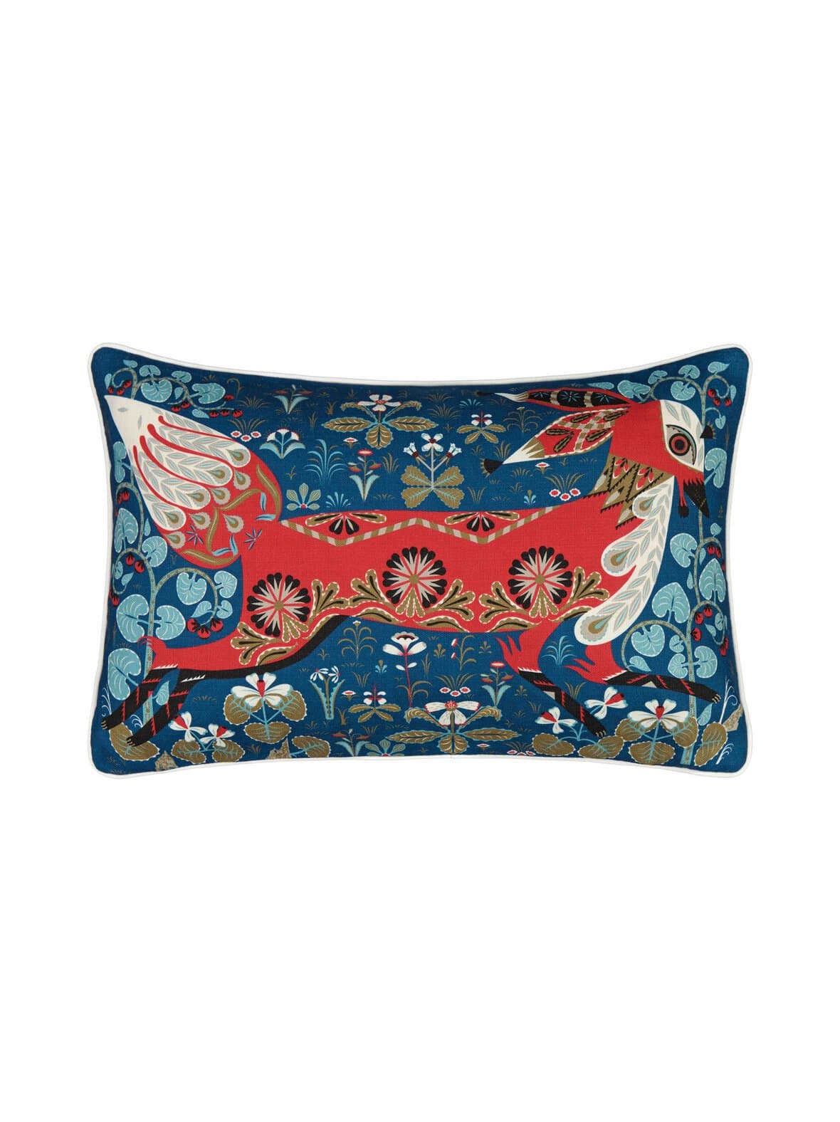 Running fox -tyynynpäällinen 35 x 55 cm – Klaus Haapaniemi & Co