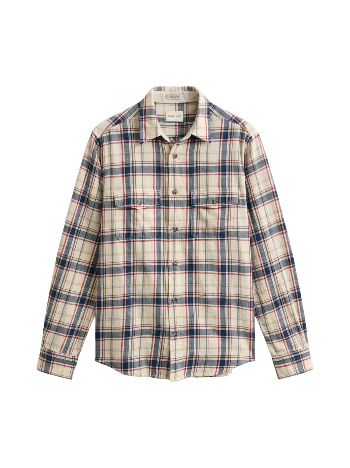 Regular twill patch pocket -kauluspaita – GANT