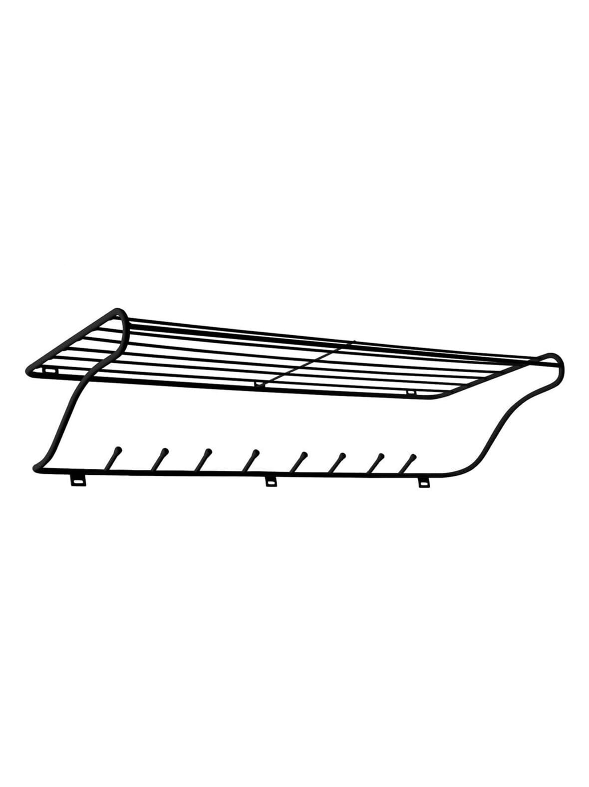 Hat rack -hylly black l 99 cm – Maze
