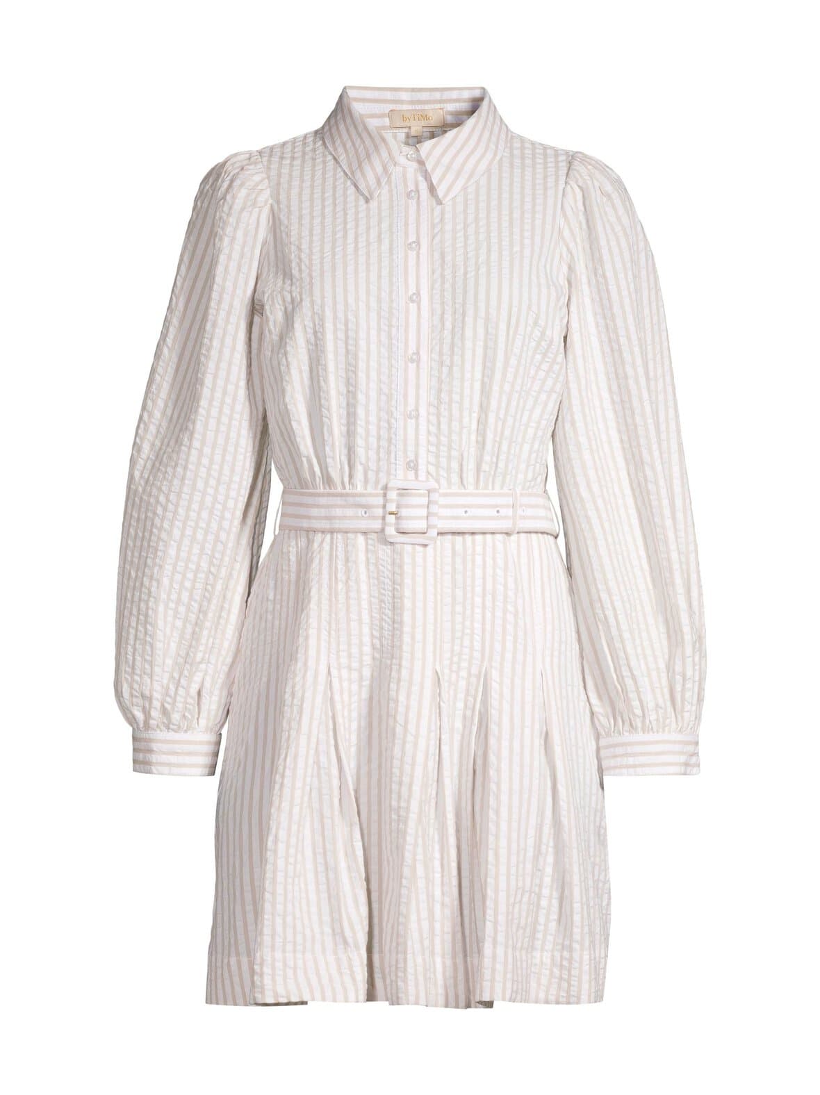 Seersucker pleated -mekko – by TiMo