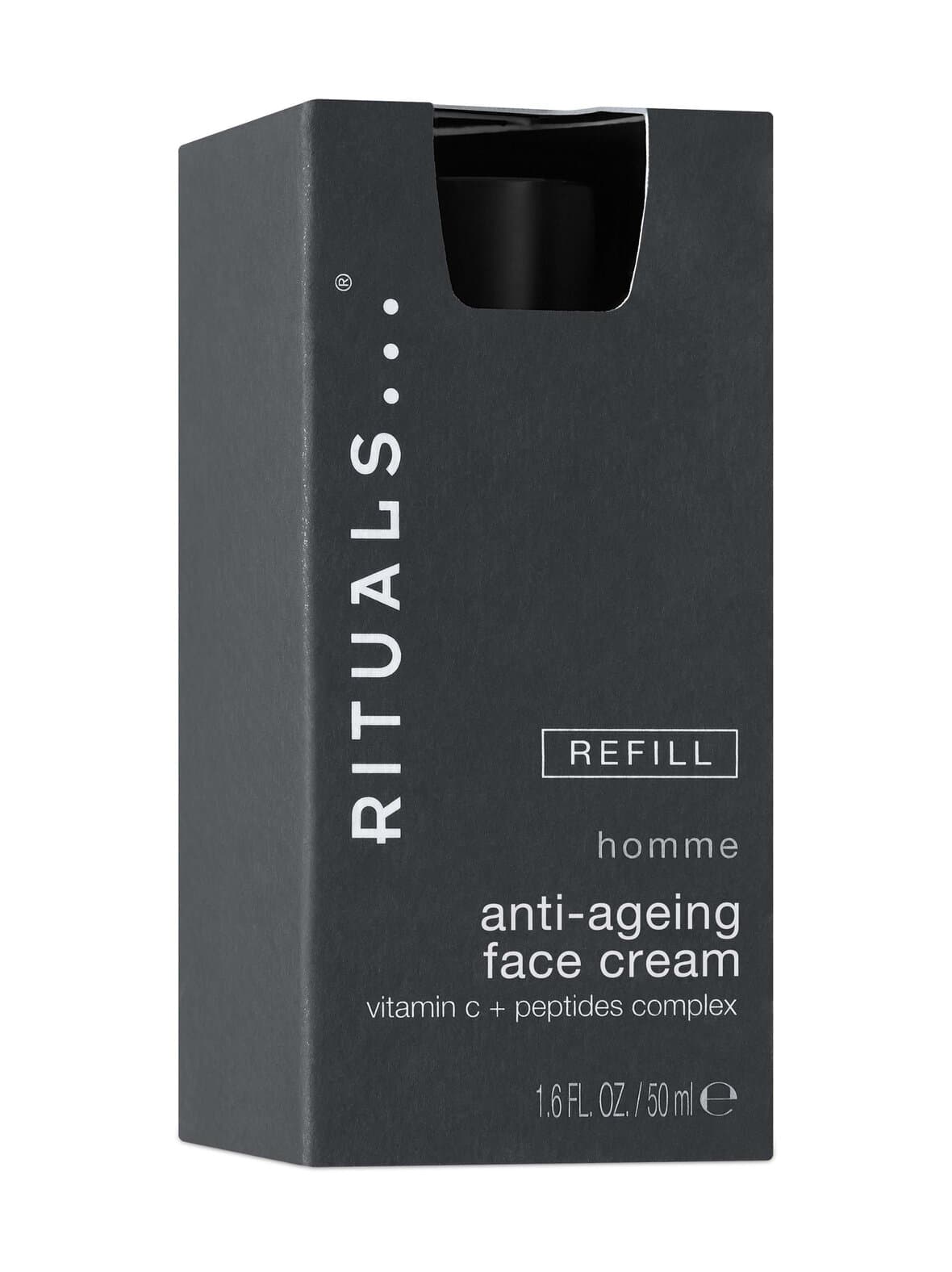 Homme anti-ageing face cream refill -täyttöpakkaus – Rituals