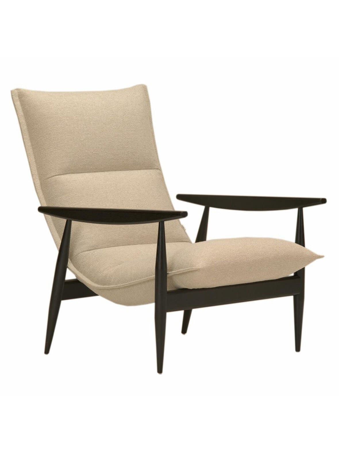 Tao-nojatuoli verso-kangas 001 vaaleanbeige / musta tammi – Adea