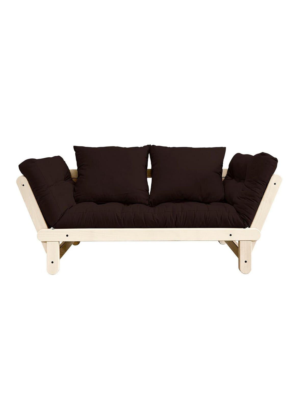 Beat-futonsohva brown/mänty l 162 cm – Karup