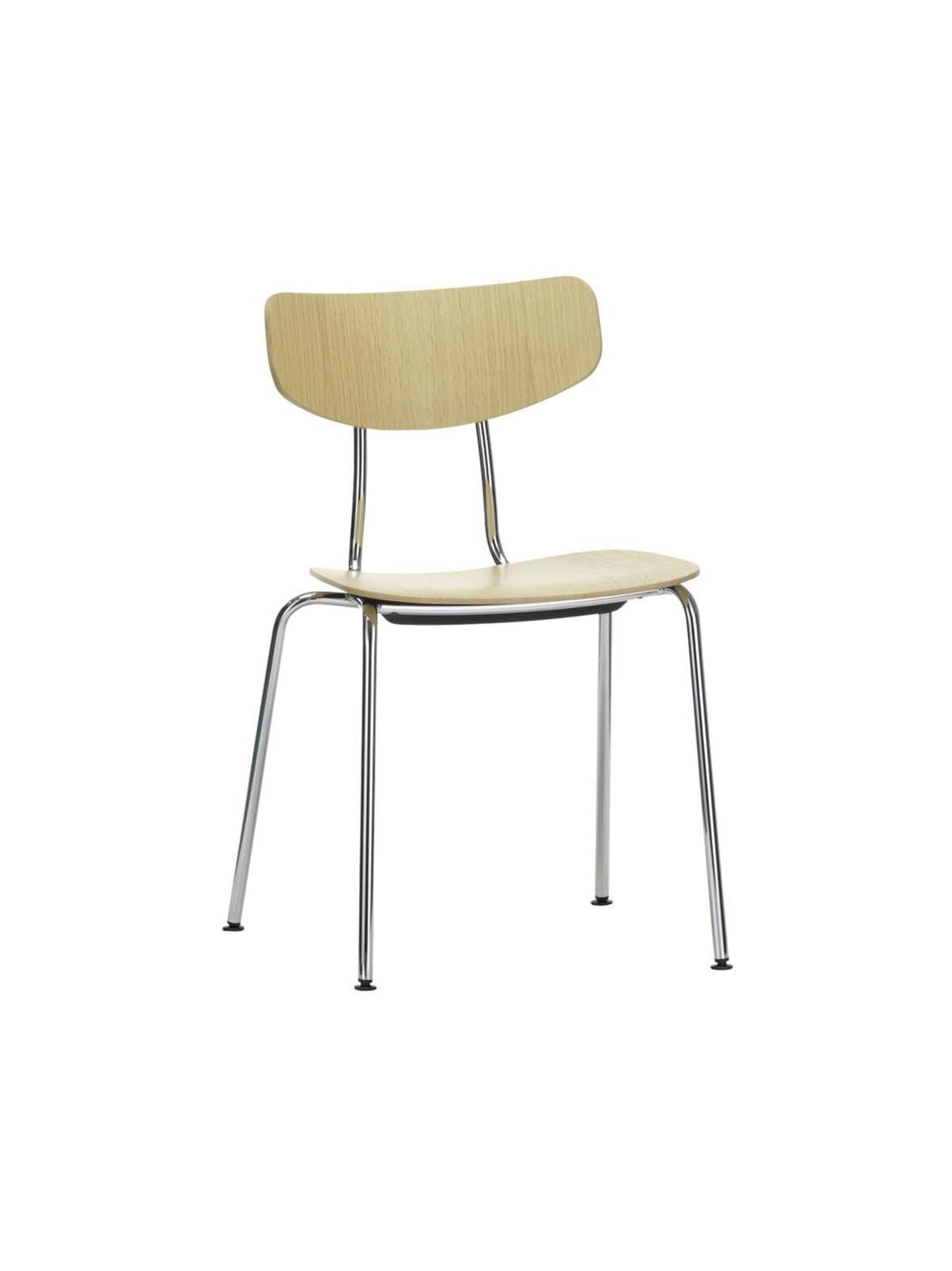 Moca-tuoli vaalea tammi/kromi – Vitra