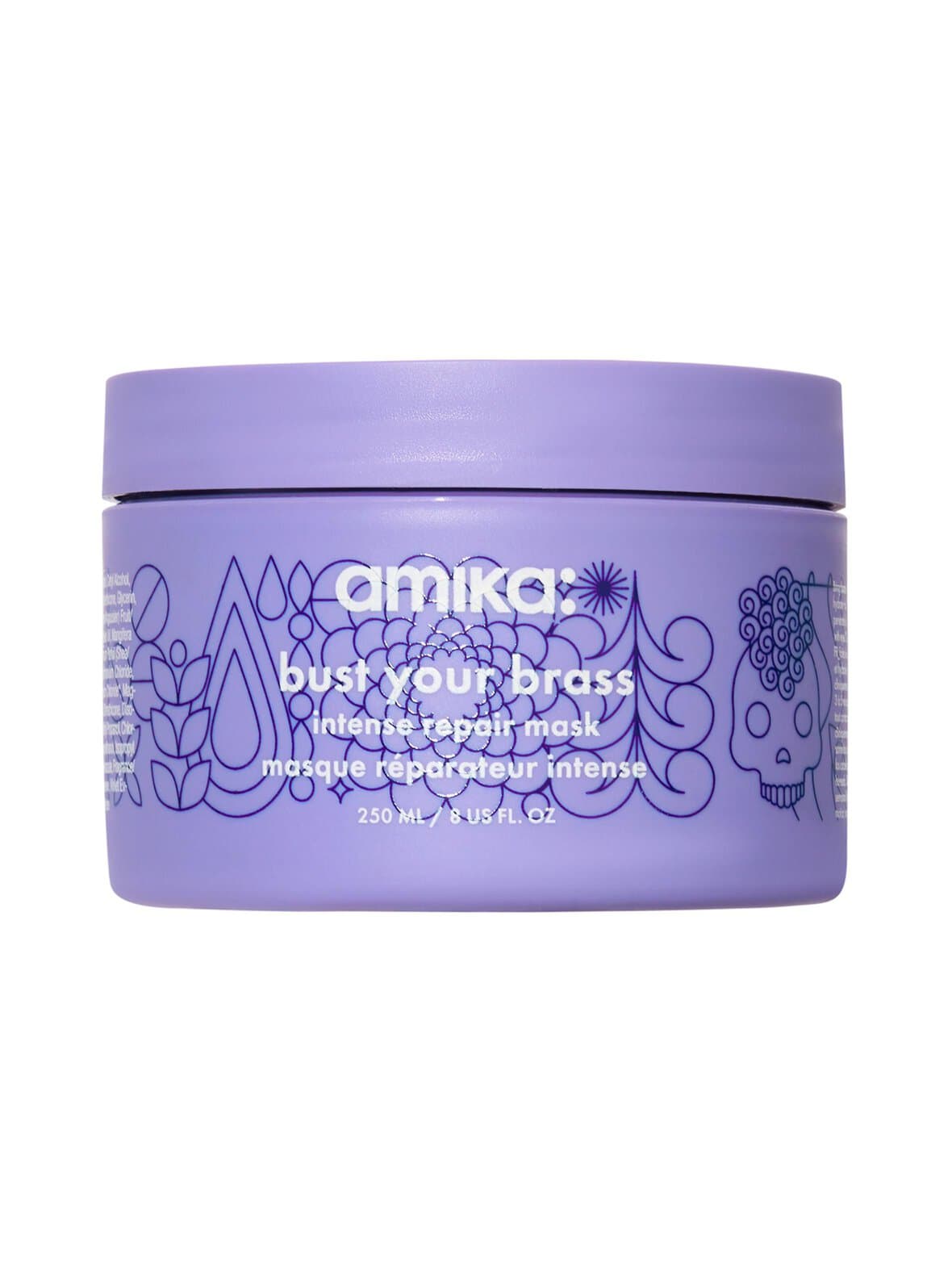 Bust your brass cool blonde intense repair mask -hiusnaamio – amika
