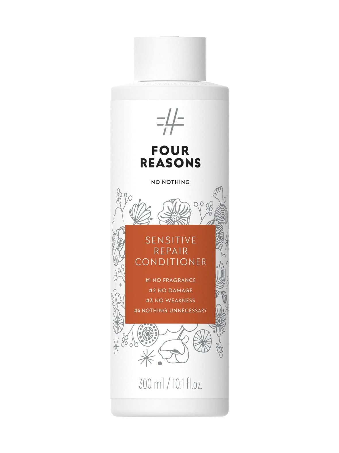 No nothing sensitive repair conditioner -hoitoaine 300 ml – Four Reasons