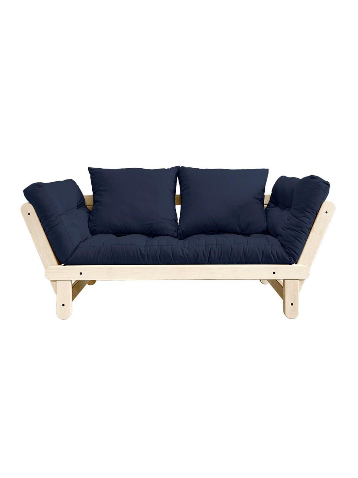 Beat-futonsohva navy/mänty l 162 cm – Karup