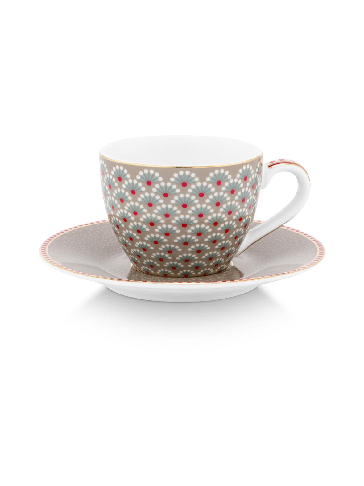 Blooming tales - espressokuppi ja posliinilautanen 120 ml – Pip Studio