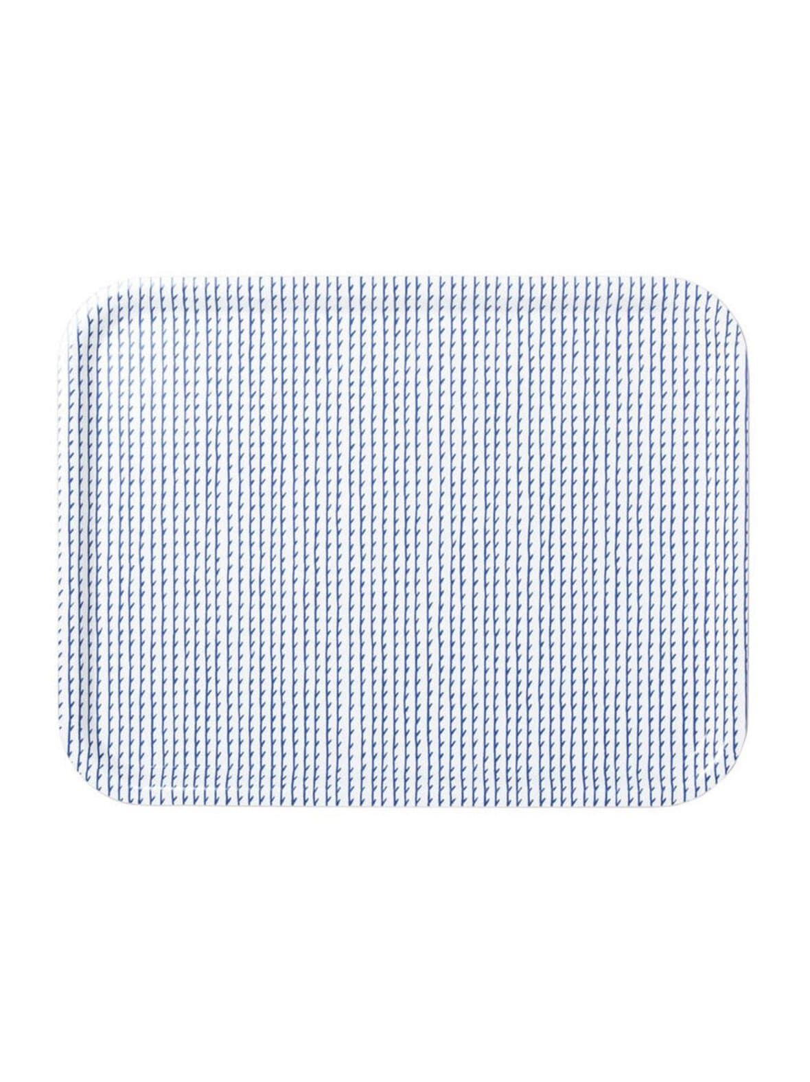 Rivi-tarjotin valkoinen/sininen 43 x 33 cm – Artek